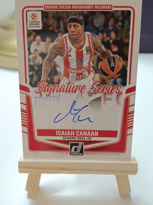 Isaiah Canaan Panini Euroleague Donruss Signature Series card like new
