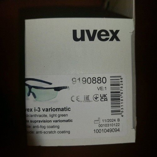 Uvex i-3 Variomatic photochromic glasses new