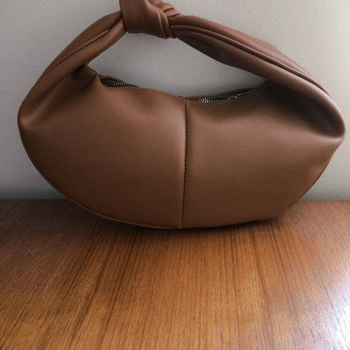 Women's handbag new brown faux leather 35×15 cm