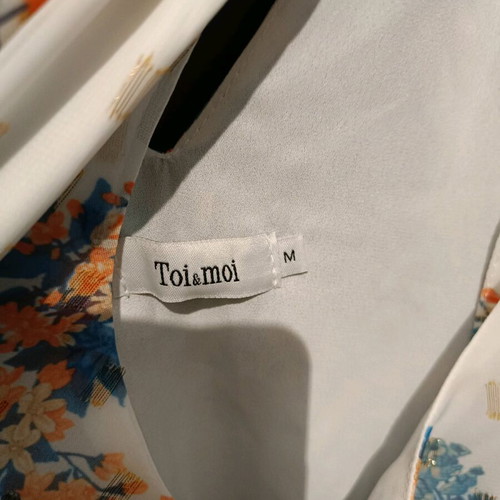 Toi&Moi summer dress like new, medium, decorative stones and back tie