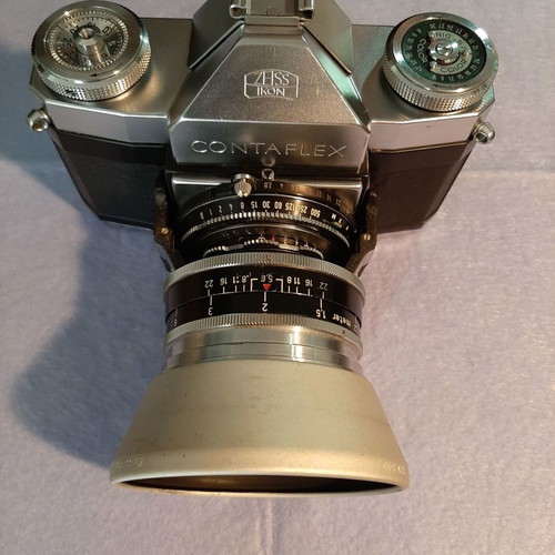 Zeiss Ikon Contaflex I Synchro Compur F35 vintage camera used