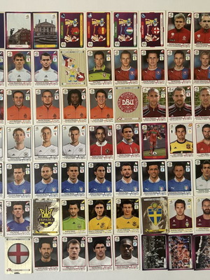 Αυτοκόλλητα Panini μεταχειρισμένα, σύνολο 349 από Euro 2012 έως Champions League 2014-2015