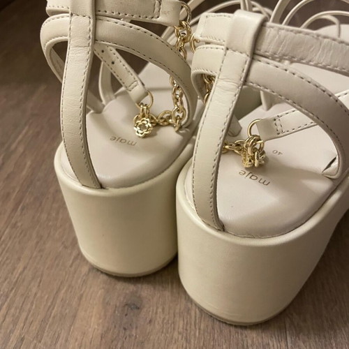 Maje platform sandals new, size 40, white