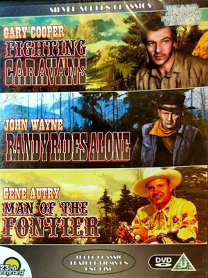 Συλλογή 3 κλασικών ταινιών DVD: Fighting Caravans, Randy Rides Alone, Man of the Frontier