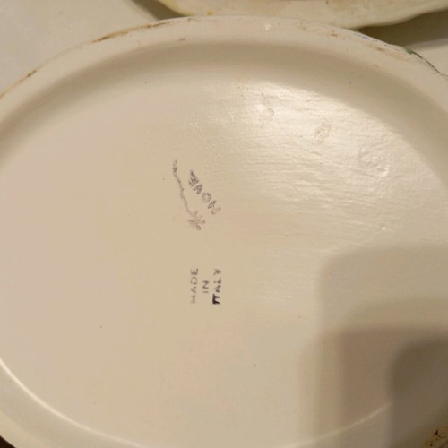 Nova Deruta ceramic table bowl new with perforated lid