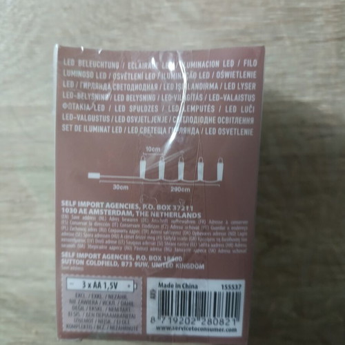Battery-Powered LED Lights like new, white