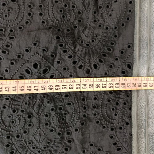 Arket Broderie Anglaise Kaftan dress black like new
