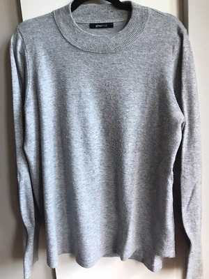 Gina Tricot women's sweater used, gray, size L
