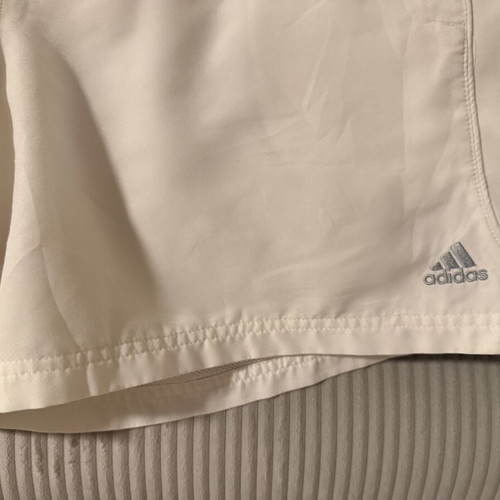 Adidas shorts, white, size L, dri fit