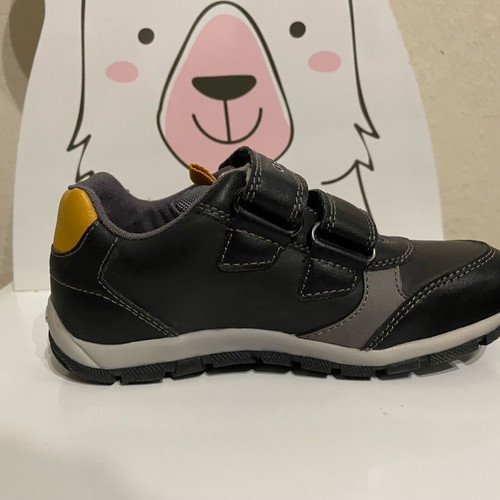 Geox kids sneakers new, black-gray, size 27