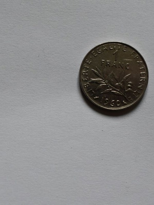 1 FRANC 1960 ΓΑΛΛΙΚΟ ΚΕΡΜΑ ΝΟΜΙΣΜΑ