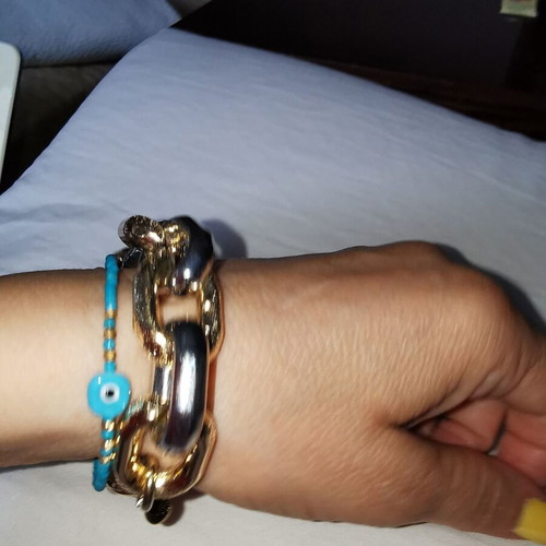 Thick chain bracelet 1.2 cm new, non-tarnishing material