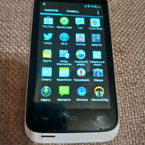 Vodafone 975 Smart 3 used mobile phone, white, without charger