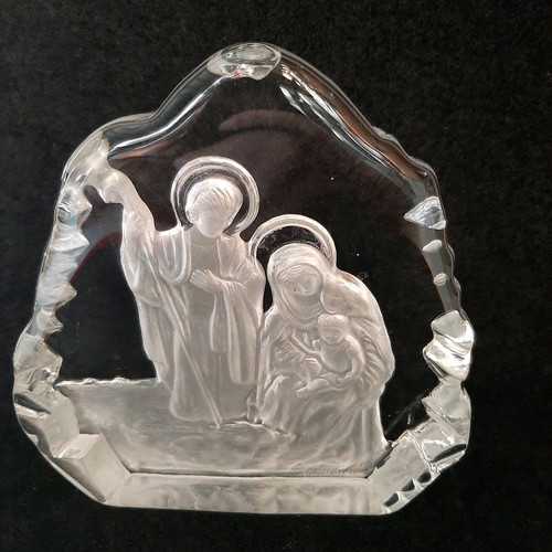 Crystal image Nativity like new
