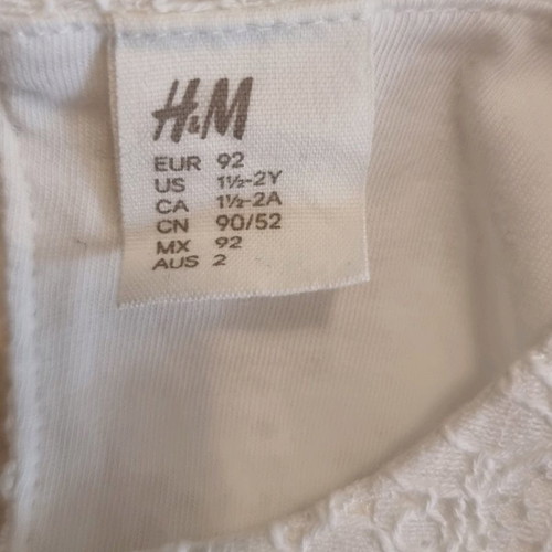 H&M baby dress used, size 92 for 1-2 years old