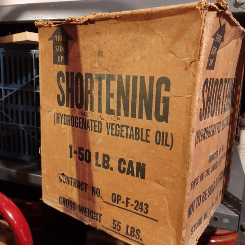 Collectible box of American aid to Greece after World War II
