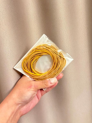 Rubber bands pack of 50, various sizes like new