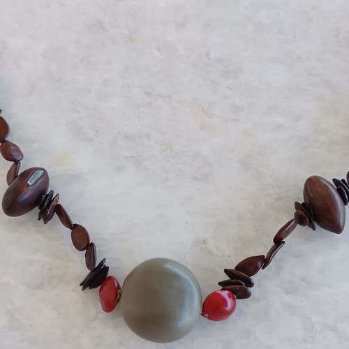 Handmade necklace like new, 37cm length, summer style