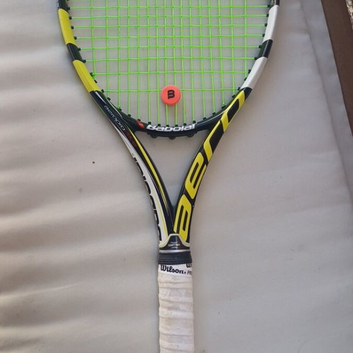 Babolat Aeropro Drive tennis racket used with case and grip size 3