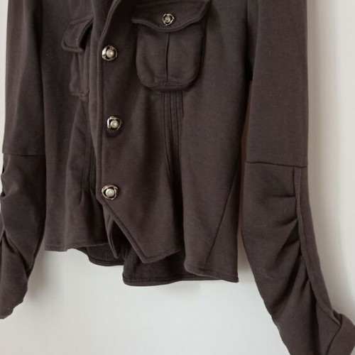 Fullah Sugah women's coat new, gray and brown, size XL