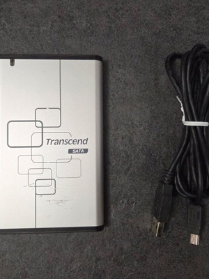 Transcend StoreJet 2.5" SATA 500GB external hard drive used