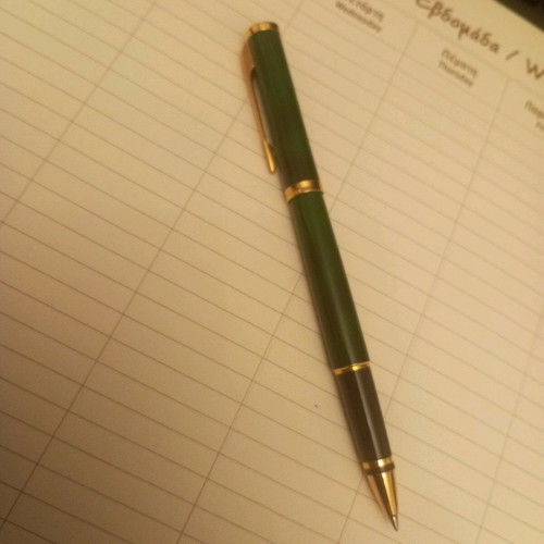 Waterman Preface Roller Ball green lacquer like new