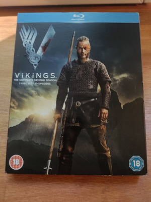 Vikings Complete Second Season Blu-Ray like new with English subtitles and slipcase