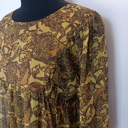 Vila dress with transparency and lining new, size M