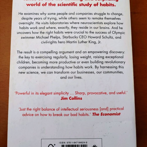 The Power of Habit by Charles Duhigg like new, English