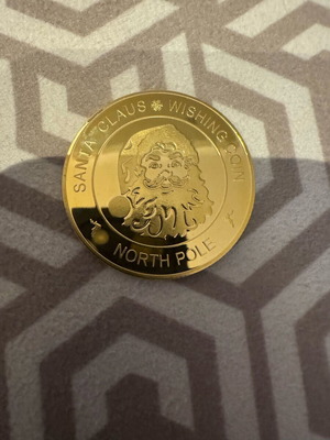 Santa Claus Wishing Coin North Pole κέρμα καινούργιο σε θήκη