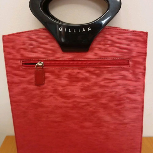 Gillian women's handbag like new, red faux leather