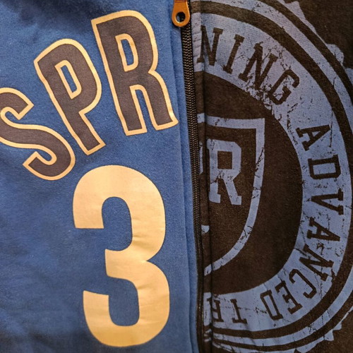 Sprint fleece vest like new, blue, thick and warm