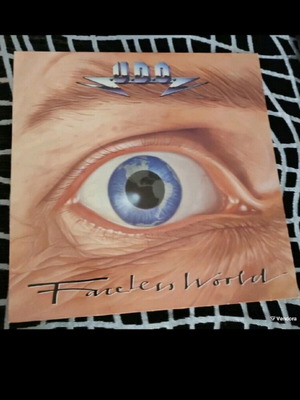 U.D.O Faceless World vinyl LP used, German metal album