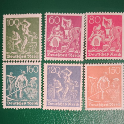 Weimar Germany Stamp Set mint condition