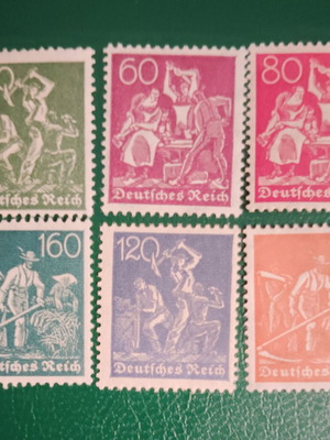 Weimar Germany Stamp Set mint condition