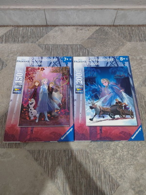 Frozen 2 puzzles used, set of 2 complete