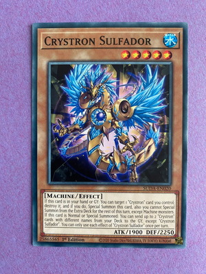 Yu-Gi-Oh! Card Crystron Sulfador like new