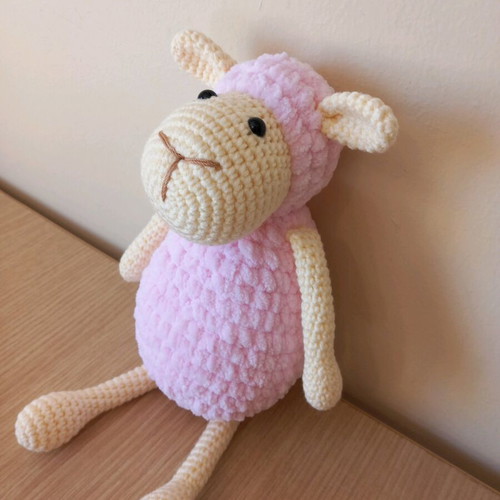 Amigurumi sheep handmade knitted 27 cm new