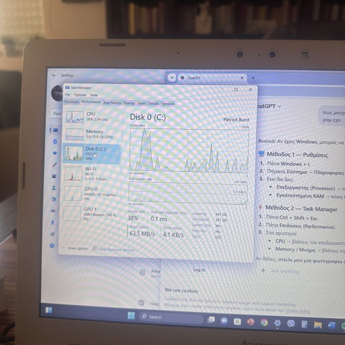 Lenovo laptop like new with Intel Core i7, 16GB RAM, 500GB SSD