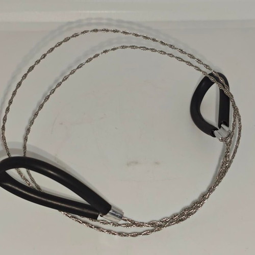 Survival saw like new, stainless steel with ergonomic handles