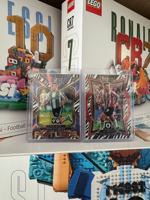 Panini Select Zebra SSP κάρτες των Adam Armstrong και Pablo Garcia RC, σετ 2
