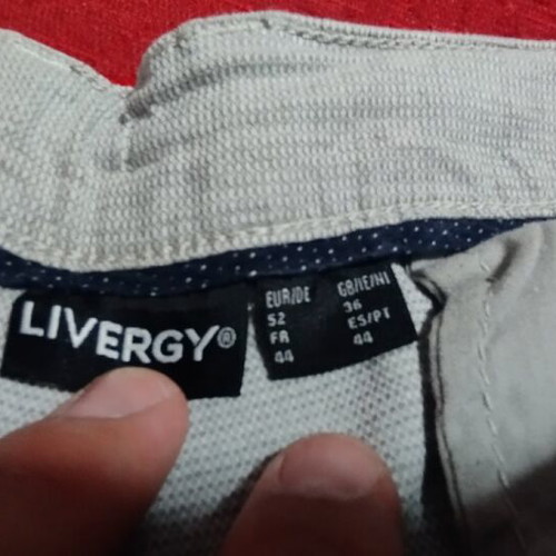 Livergy men's shorts size 52 like new, grey