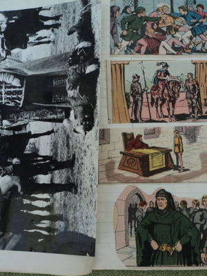 Λεύκωμα Κάστρα και Ιππότες 1969 μεταχειρισμένο με χρωμολιθογραφίες