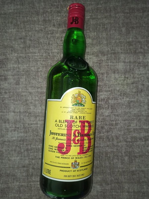 J&B bottle sealed new with old classic label