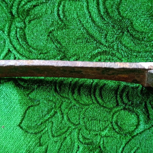 Handmade knife, possibly agricultural or shepherd's, 23.5cm