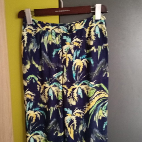 American Vintage women's pants size S, viscose, blue multicolor