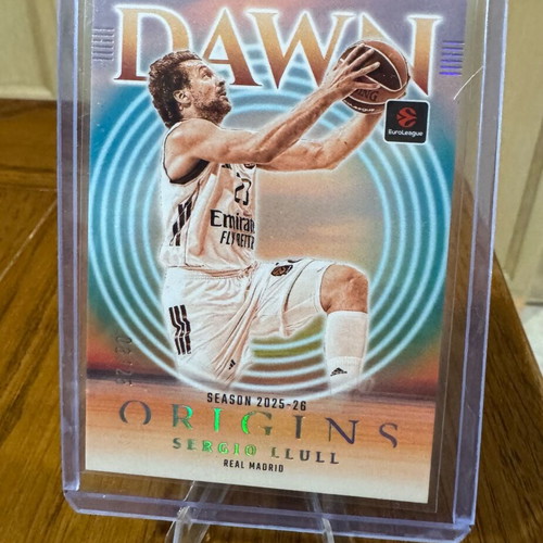Sergio Llull Dawn Origins /25 basketball card