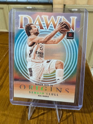 Sergio Llull Dawn Origins /25 basketball card