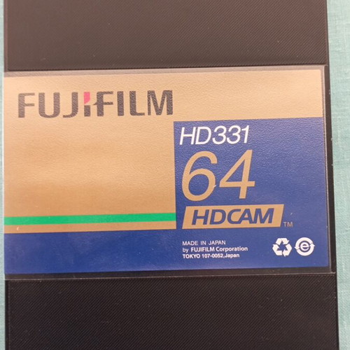 Fujifilm 64 HDCAM video cassette new blank Japan