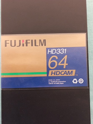 Fujifilm 64 HDCAM video cassette new blank Japan